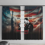Happy MLK Day Window Curtain Black Americans Leaders I Have a Dream