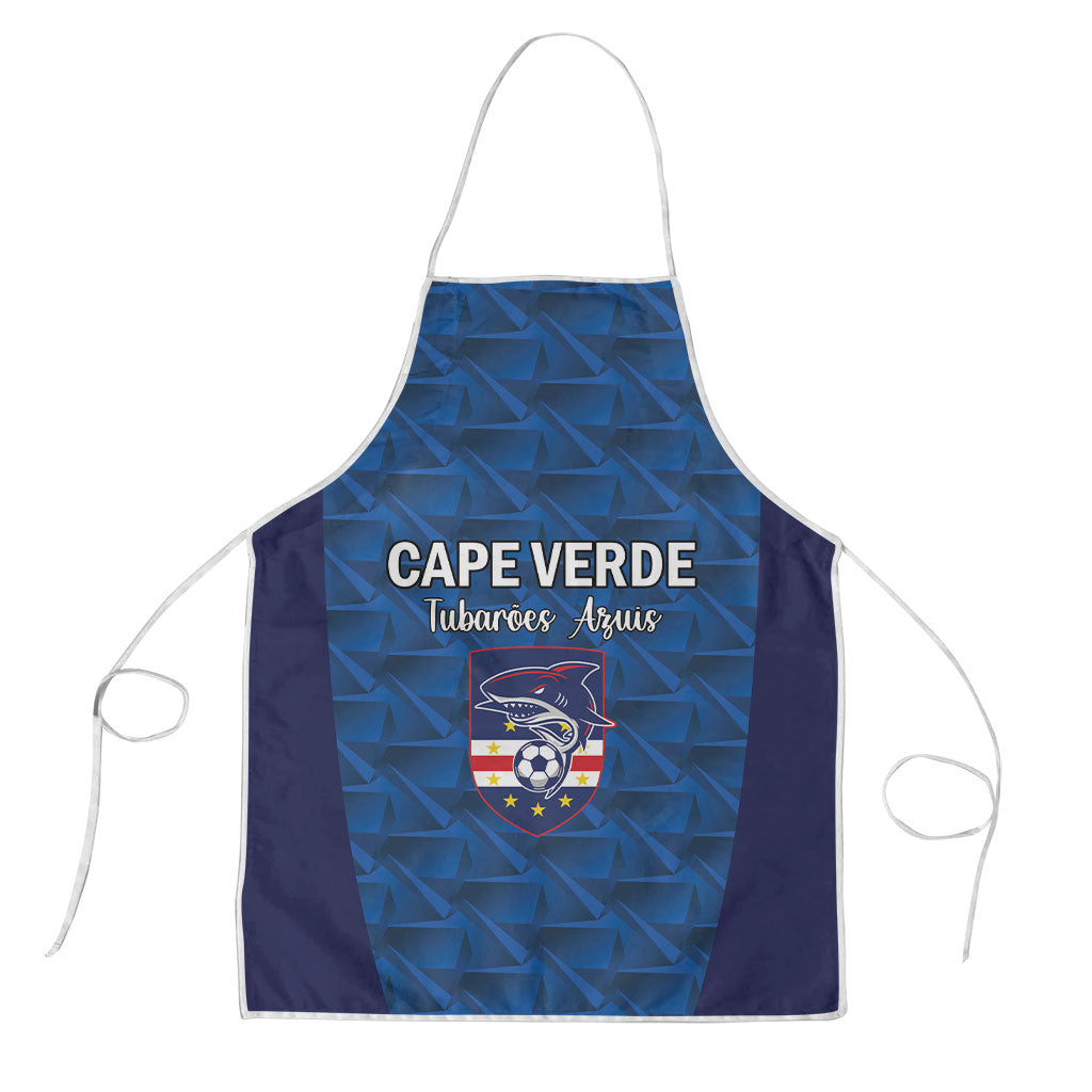 Cape Verde Football 2026 Apron Atlantic Blue Sharks Heritage
