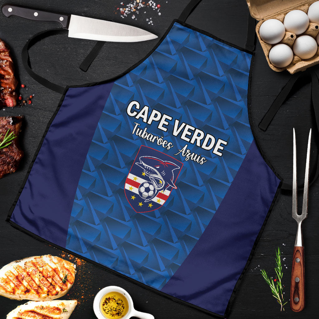 Cape Verde Football 2026 Apron Atlantic Blue Sharks Heritage