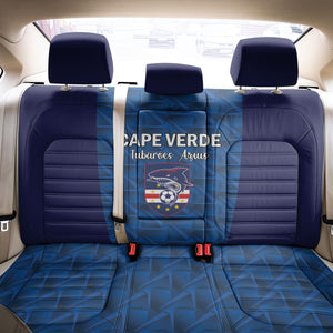 Cape Verde Football 2026 Back Car Seat Cover Atlantic Blue Sharks Heritage