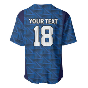 Custom Cape Verde Football 2026 Baseball Jersey Atlantic Blue Sharks Heritage