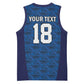 Custom Cape Verde Football 2026 Basketball Jersey Atlantic Blue Sharks Heritage