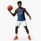 Custom Cape Verde Football 2026 Basketball Jersey Atlantic Blue Sharks Heritage