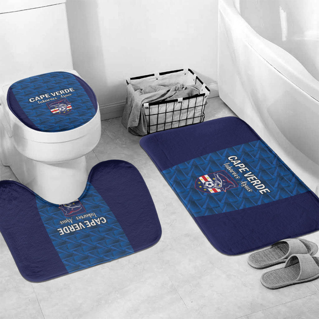 Cape Verde Football 2026 Bathroom Set Atlantic Blue Sharks Heritage