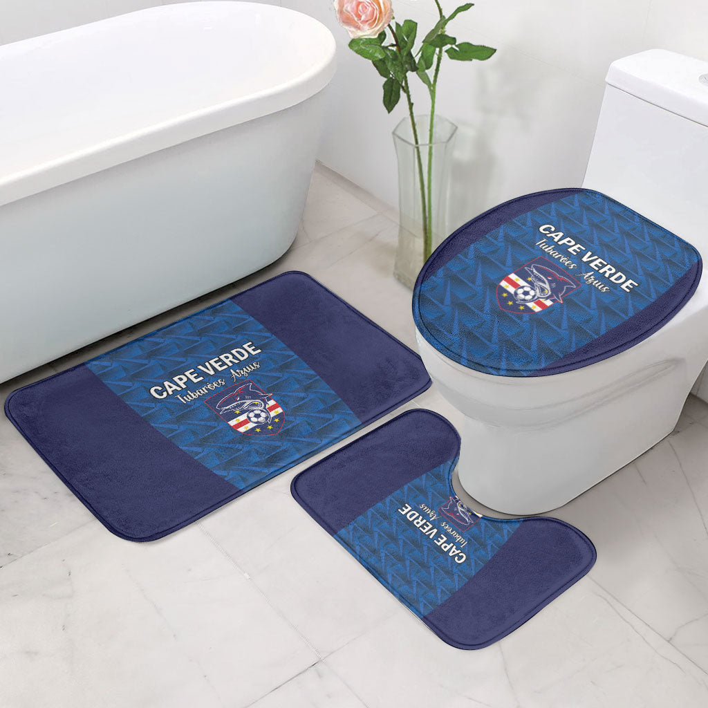 Cape Verde Football 2026 Bathroom Set Atlantic Blue Sharks Heritage