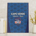 Cape Verde Football 2026 Canvas Wall Art Atlantic Blue Sharks Heritage