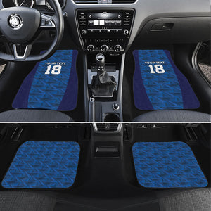 Custom Cape Verde Football 2026 Car Mats Atlantic Blue Sharks Heritage
