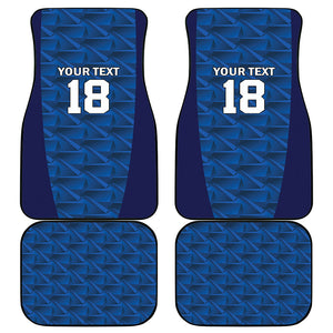 Custom Cape Verde Football 2026 Car Mats Atlantic Blue Sharks Heritage