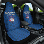Cape Verde Football 2026 Car Seat Cover Atlantic Blue Sharks Heritage