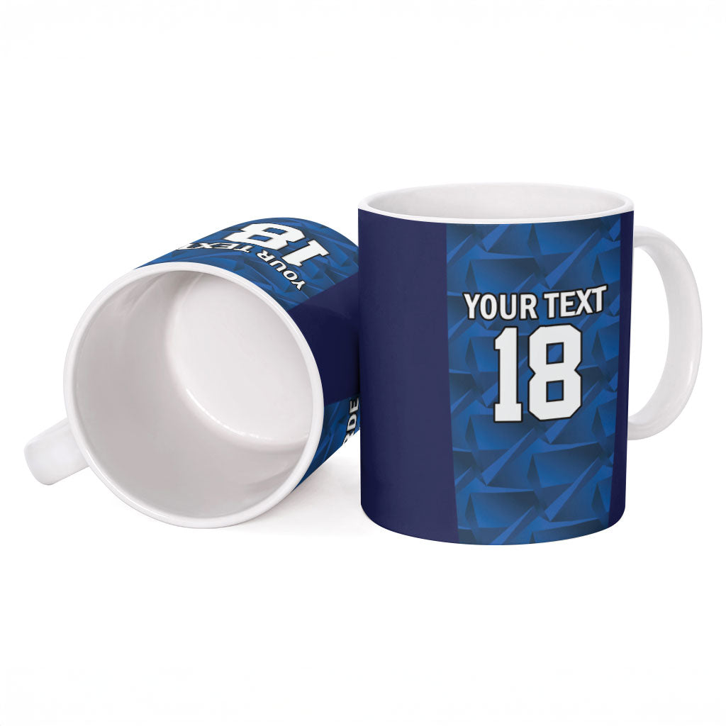 Custom Cape Verde Football 2026 Ceramic Mug Atlantic Blue Sharks Heritage