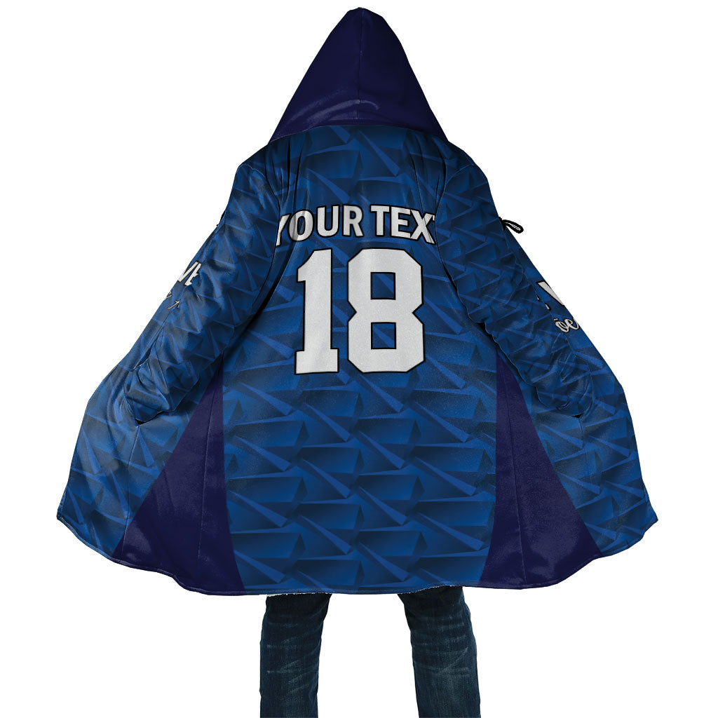 Custom Cape Verde Football 2026 Cloak Atlantic Blue Sharks Heritage