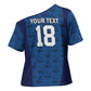 Custom Cape Verde Football 2026 Cross Shoulder Shirt Atlantic Blue Sharks Heritage
