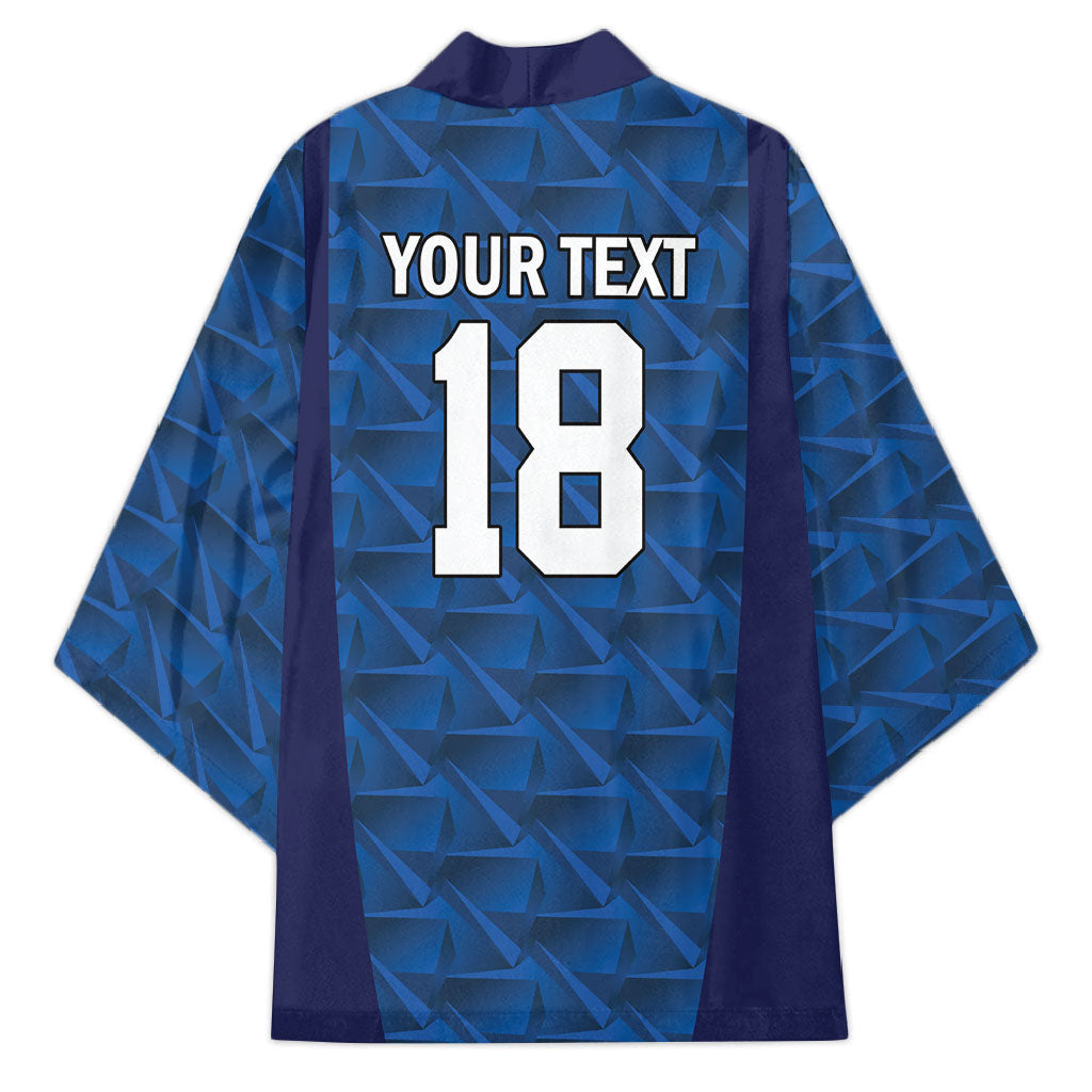 Custom Cape Verde Football 2026 Kimono Atlantic Blue Sharks Heritage