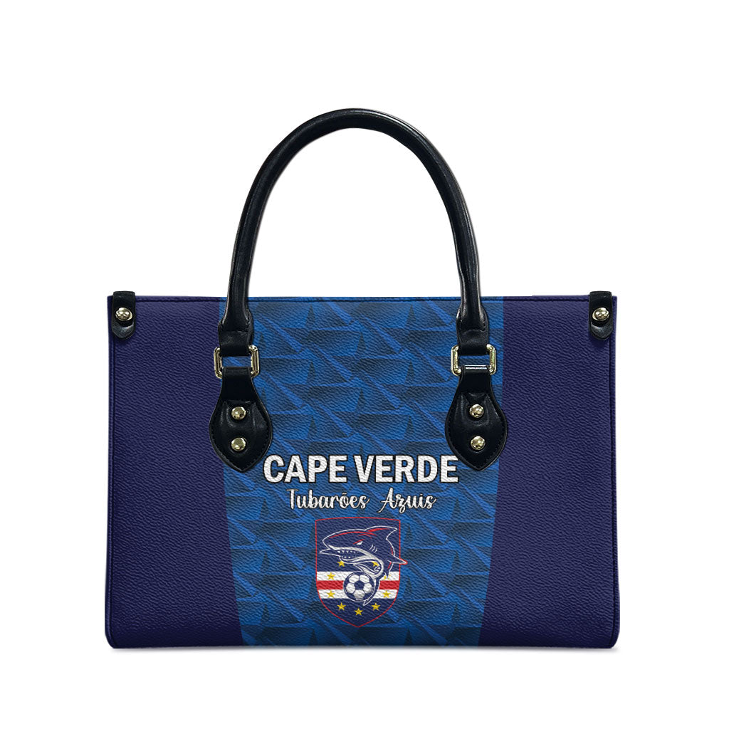 Cape Verde Football 2026 Leather Bag Atlantic Blue Sharks Heritage