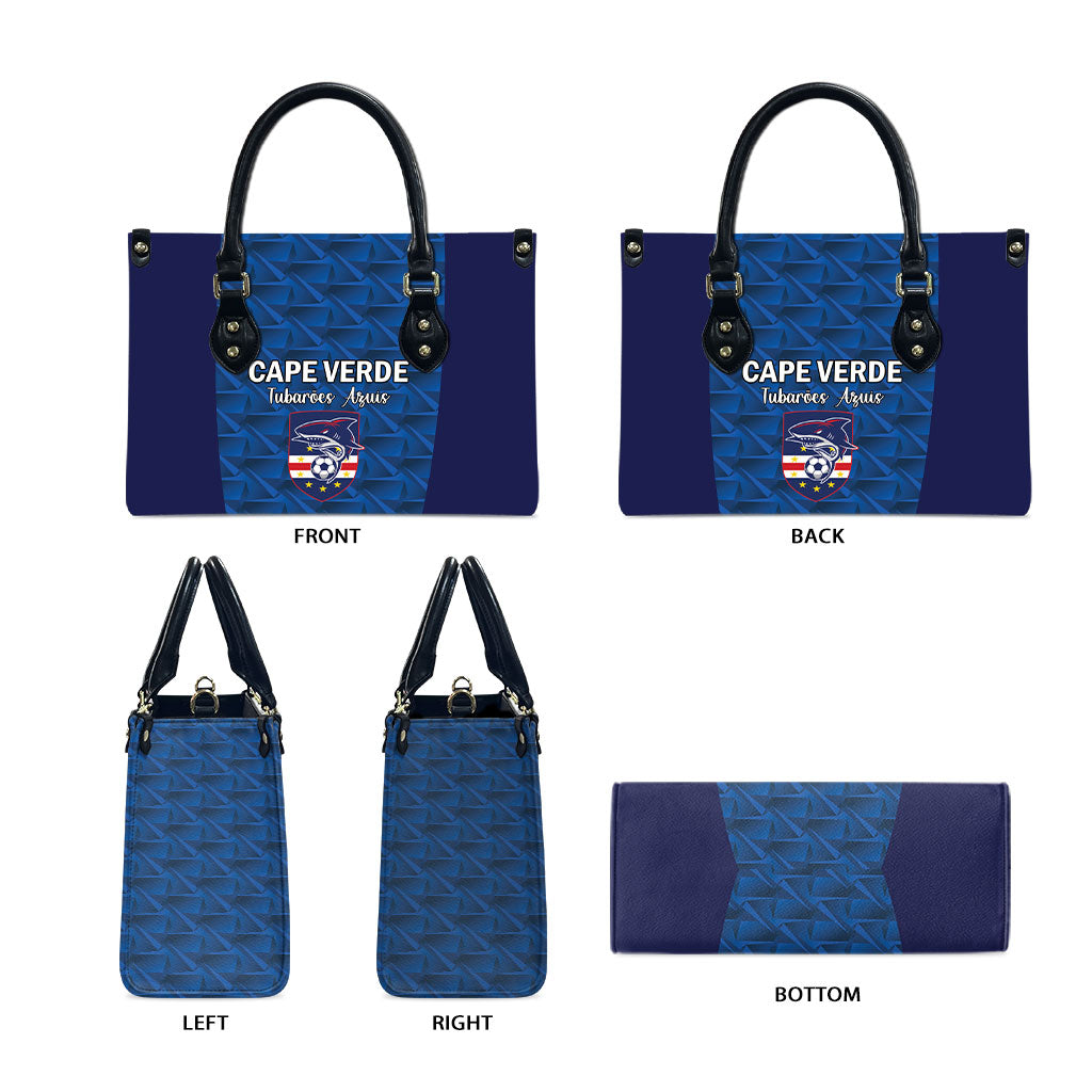 Cape Verde Football 2026 Leather Bag Atlantic Blue Sharks Heritage