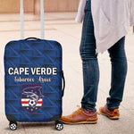 Cape Verde Football 2026 Luggage Cover Atlantic Blue Sharks Heritage