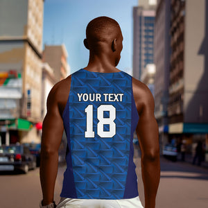 Custom Cape Verde Football 2026 Men Tank Top Atlantic Blue Sharks Heritage