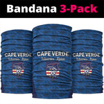 Cape Verde Football 2026 Neck Gaiter Atlantic Blue Sharks Heritage