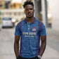 Custom Cape Verde Football 2026 Polo Shirt Atlantic Blue Sharks Heritage
