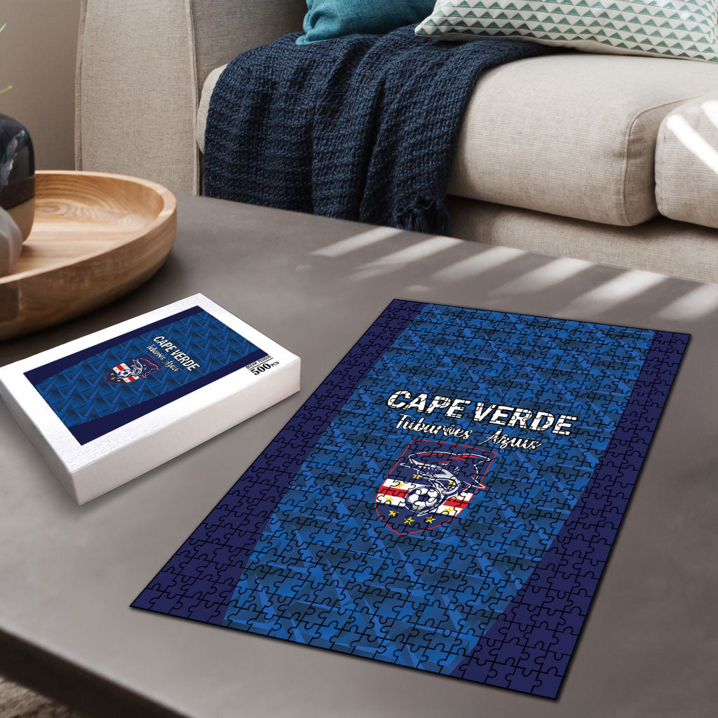 Cape Verde Football 2026 Puzzle Atlantic Blue Sharks Heritage