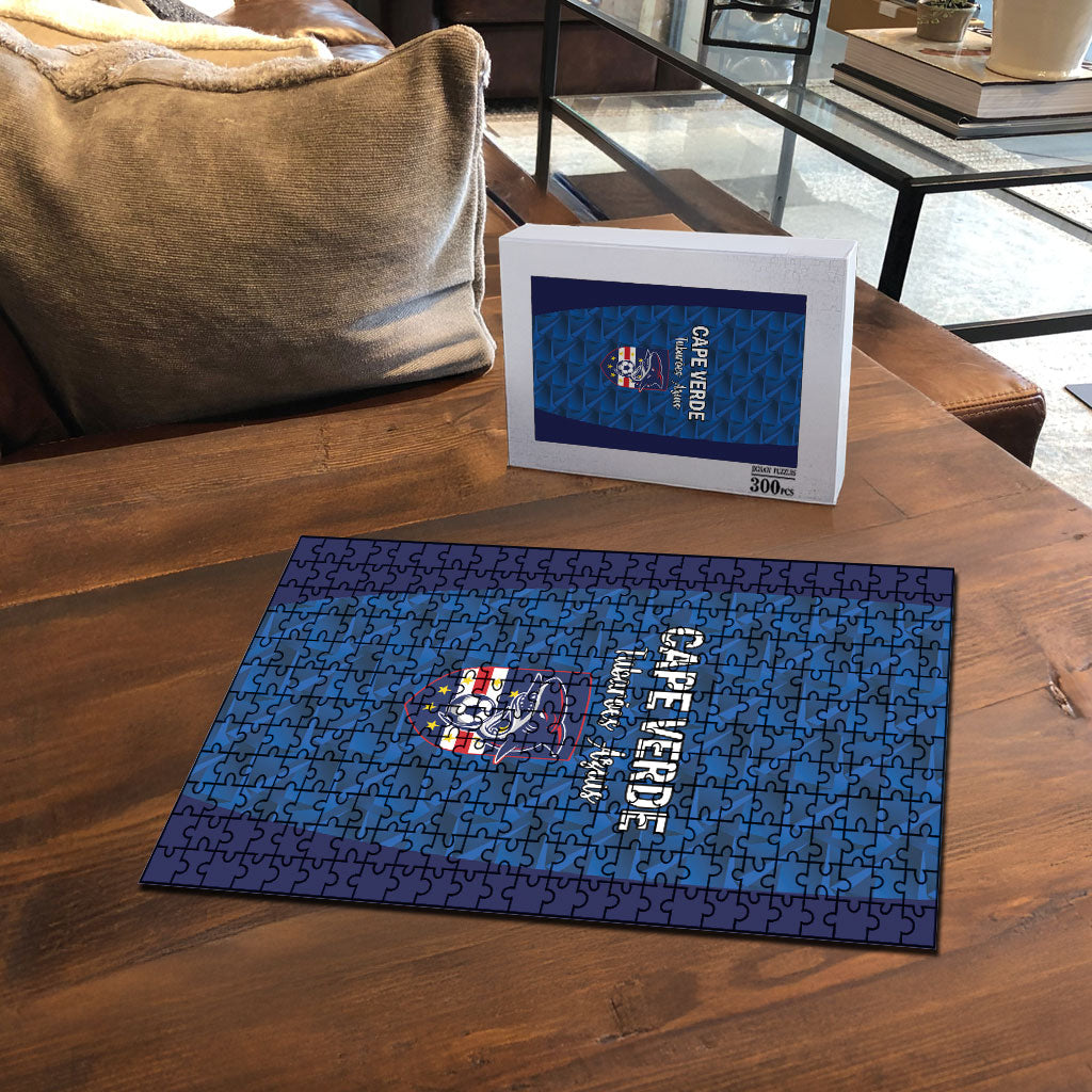 Cape Verde Football 2026 Puzzle Atlantic Blue Sharks Heritage