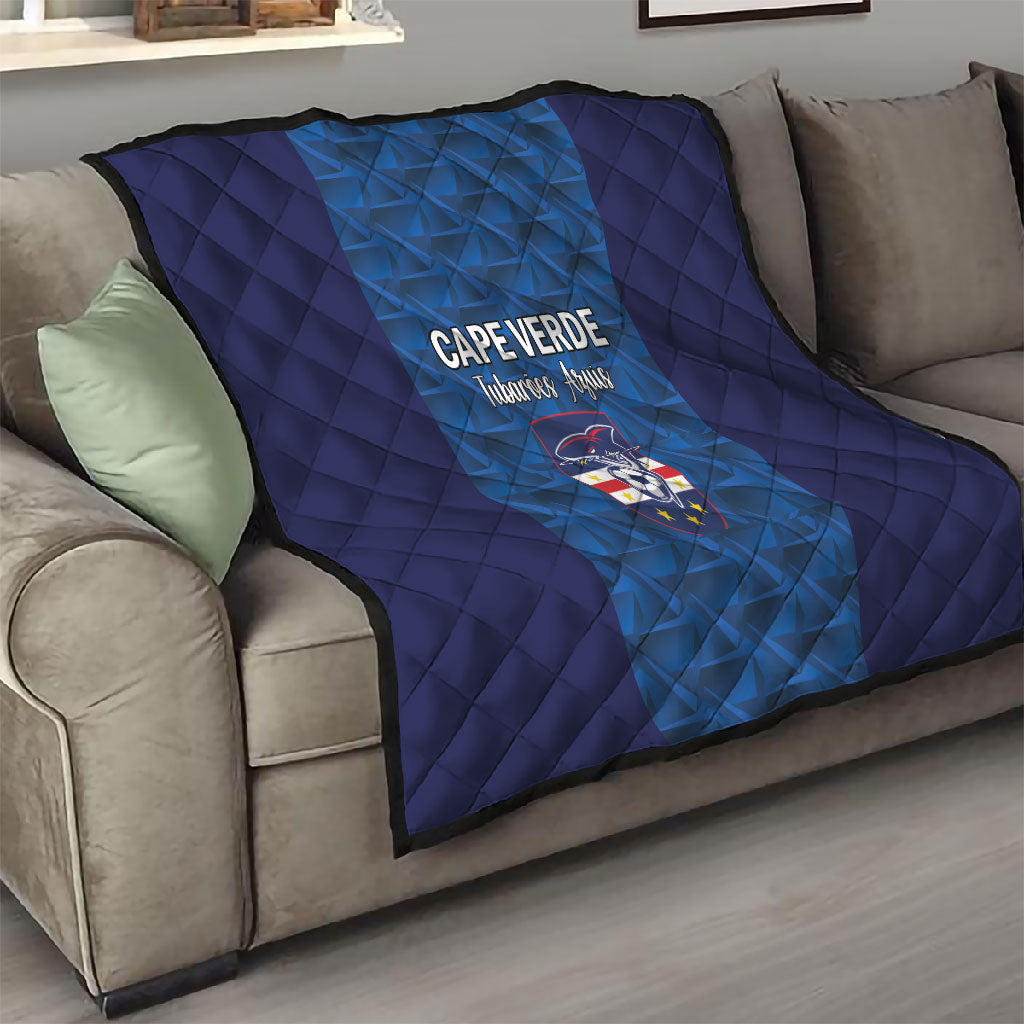Cape Verde Football 2026 Quilt Atlantic Blue Sharks Heritage
