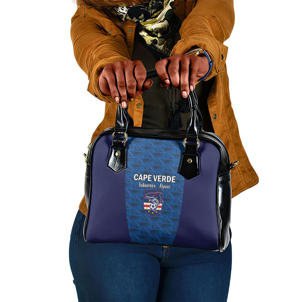 Cape Verde Football 2026 Shoulder Handbag Atlantic Blue Sharks Heritage