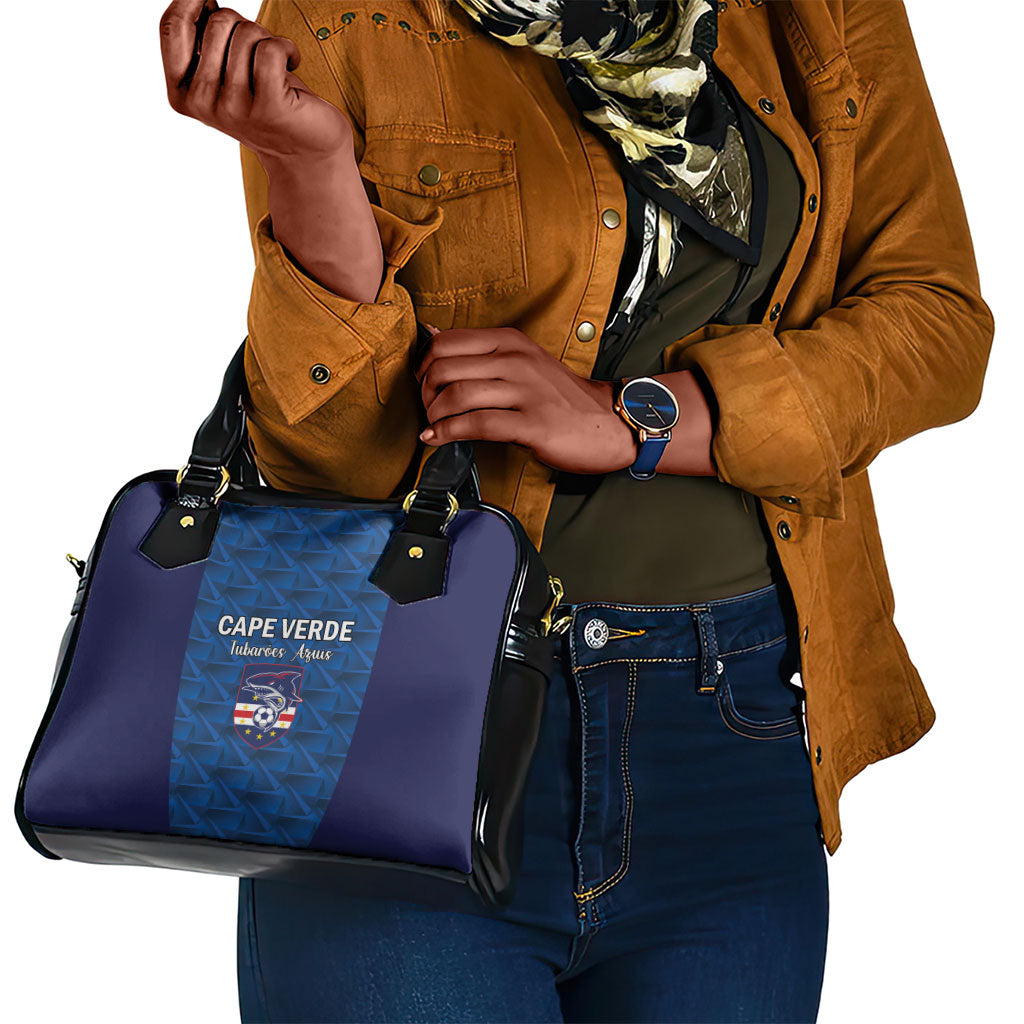 Cape Verde Football 2026 Shoulder Handbag Atlantic Blue Sharks Heritage