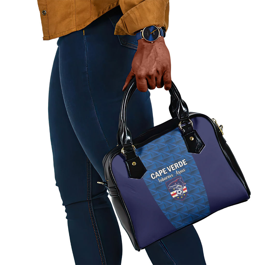 Cape Verde Football 2026 Shoulder Handbag Atlantic Blue Sharks Heritage