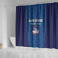 Cape Verde Football 2026 Shower Curtain Atlantic Blue Sharks Heritage