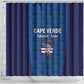 Cape Verde Football 2026 Shower Curtain Atlantic Blue Sharks Heritage