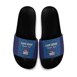 Cape Verde Football 2026 Slide Sandals Atlantic Blue Sharks Heritage