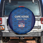 Cape Verde Football 2026 Spare Tire Cover Atlantic Blue Sharks Heritage