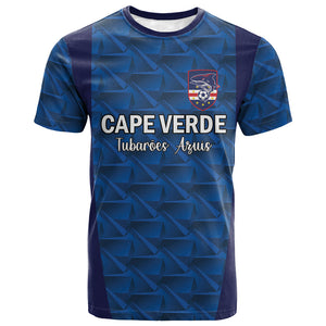 Custom Cape Verde Football 2026 T shirt Atlantic Blue Sharks Heritage