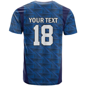 Custom Cape Verde Football 2026 T shirt Atlantic Blue Sharks Heritage