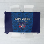 Cape Verde Football 2026 Tablecloth Atlantic Blue Sharks Heritage