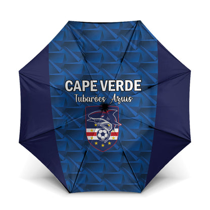 Cape Verde Football 2026 Umbrella Atlantic Blue Sharks Heritage