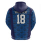 Custom Cape Verde Football 2026 Zip Hoodie Atlantic Blue Sharks Heritage