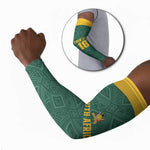Custom South Africa Soccer Arm Sleeves Bafana Bafana Spirit African Pattern - African Pride