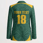Custom South Africa Soccer Blazer Bafana Bafana Spirit African Pattern - African Pride