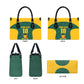 Custom South Africa Soccer Leather Bag Bafana Bafana Spirit African Pattern - African Pride