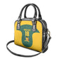 Custom South Africa Soccer Shoulder Handbag Bafana Bafana Spirit African Pattern - African Pride