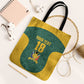 Custom South Africa Soccer Tote Bag Bafana Bafana Spirit African Pattern - African Pride