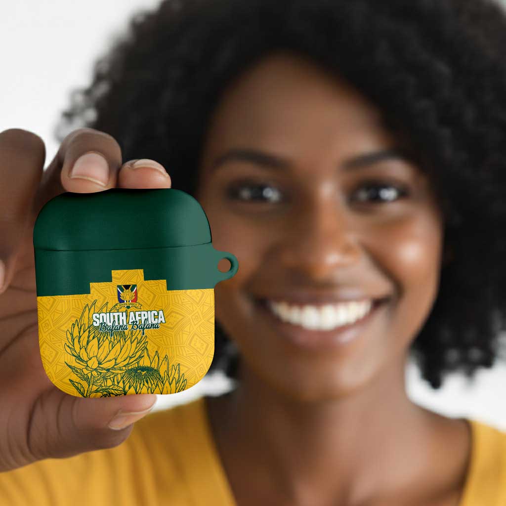 Custom South Africa Soccer AirPods Case From Protea Roots We Rise - African Pride