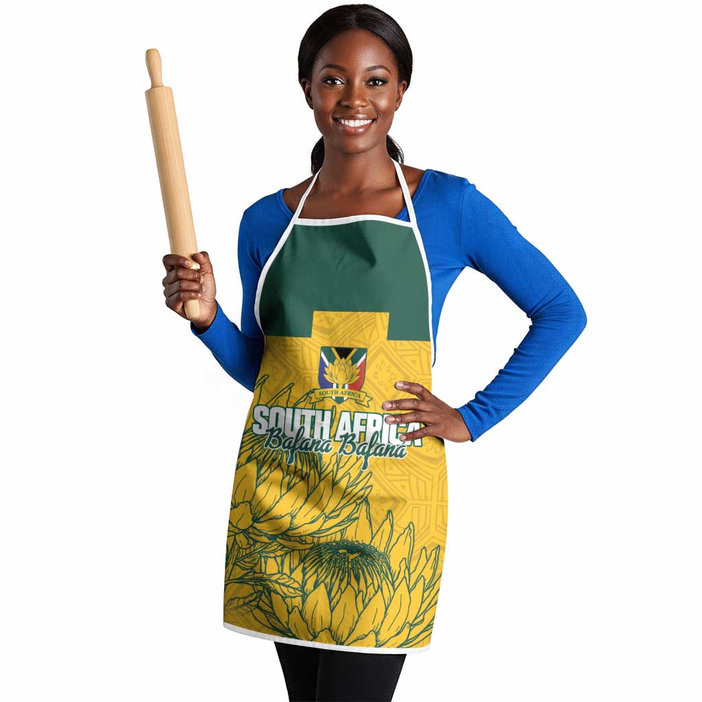 Custom South Africa Soccer Apron From Protea Roots We Rise - African Pride