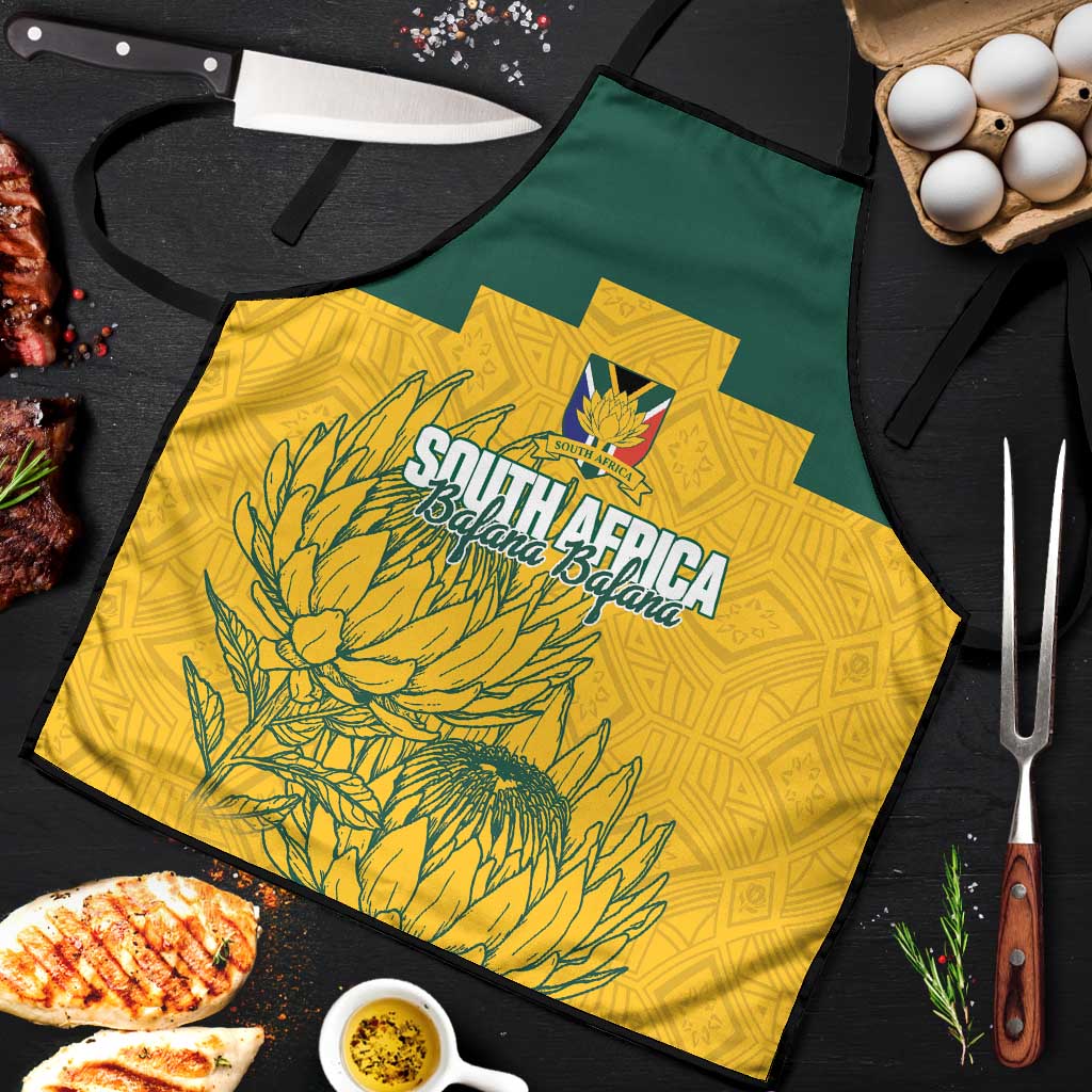 Custom South Africa Soccer Apron From Protea Roots We Rise - African Pride