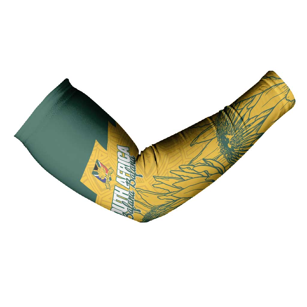 Custom South Africa Soccer Arm Sleeves From Protea Roots We Rise - African Pride