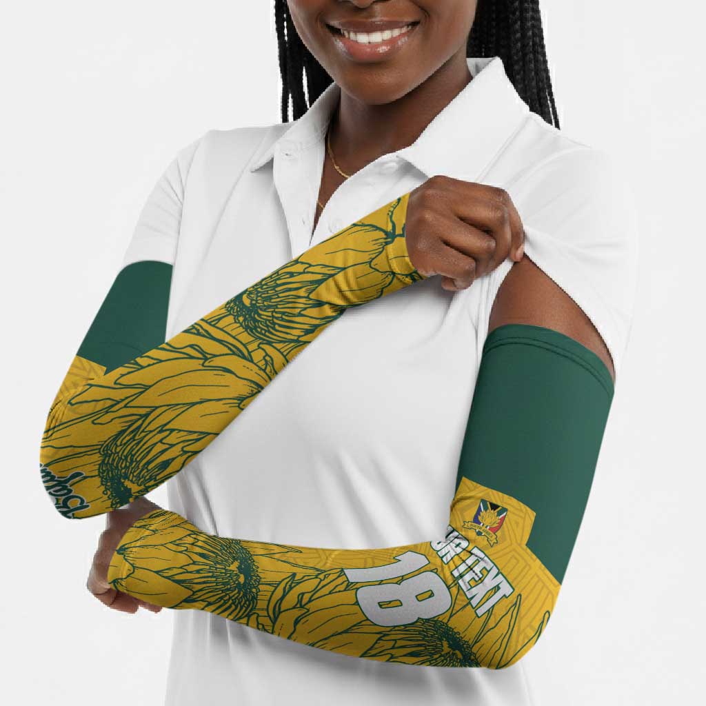 Custom South Africa Soccer Arm Sleeves From Protea Roots We Rise - African Pride