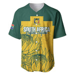 Custom South Africa Soccer Baseball Jersey From Protea Roots We Rise - African Pride