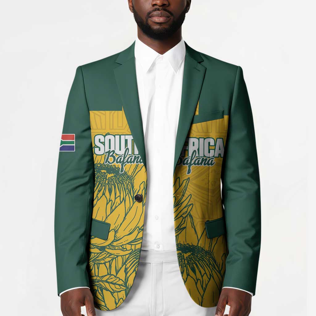 Custom South Africa Soccer Blazer From Protea Roots We Rise - African Pride